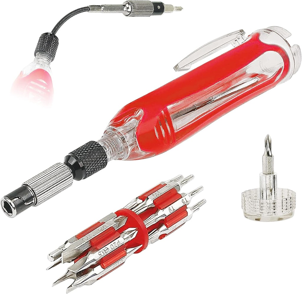 Powerbuilt 30-in-1 Extendable Flex Shaft Precision Screwdriver Set: $15