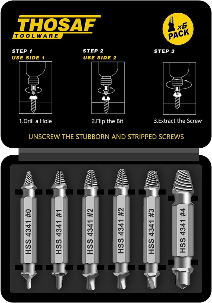 Damaged Screw Extractor Set: $7.99