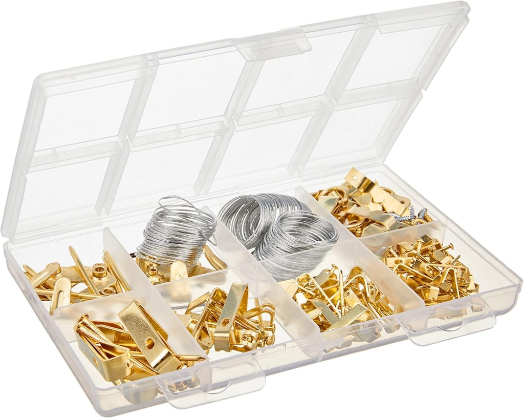 Amazon Basics 220-Piece Picture Hanging Hardware Assortment Kit: $6 Amazon Basics 220-Piece Picture Hanging Hardware Assortment Kit: $6
