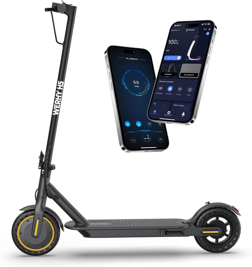 Werhy 350W/500W Foldable E Scooter: $180