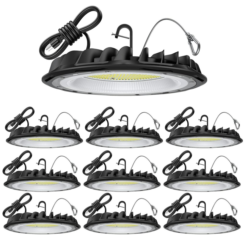 155W UFO LED High Bay Light 10-Pack: $158.84