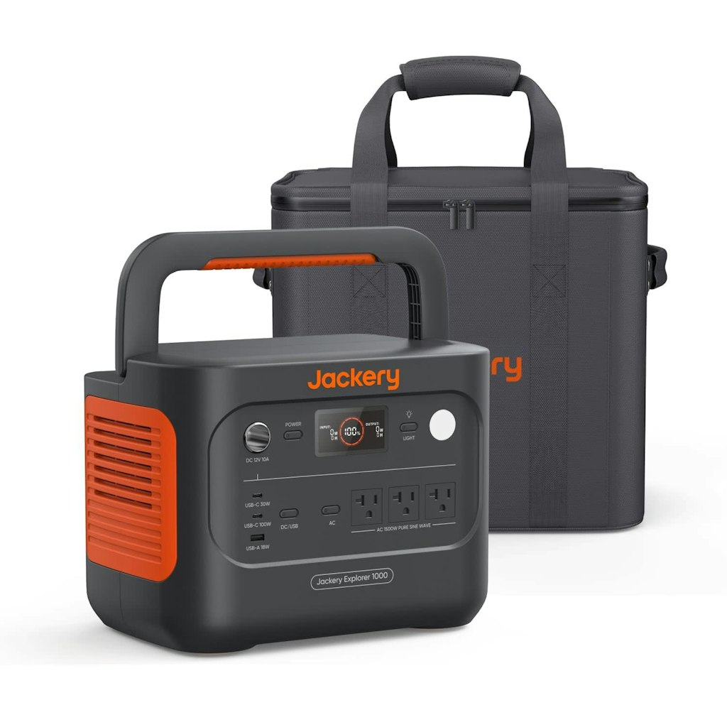 Jackery Explorer 1000 v2 Portable Power Station + Carrying Bag: $449 Jackery Explorer 1000 v2 Portable Power Station + Carrying Bag: $449