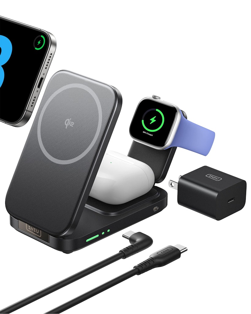 Iniu 3-in-1 Wireless Charging Station: $18.35 Iniu 3-in-1 Wireless Charging Station: $18.35