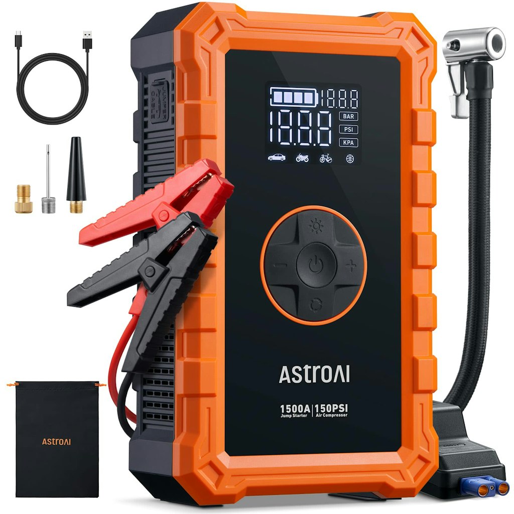 AstroAI S8 Air Jump Starter w/ Tire Inflator: $35 w/ Prime AstroAI S8 Air Jump Starter w/ Tire Inflator: $35 w/ Prime