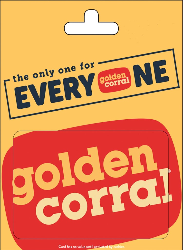 $50 Golden Corral Gift Card: $40 $50 Golden Corral Gift Card: $40