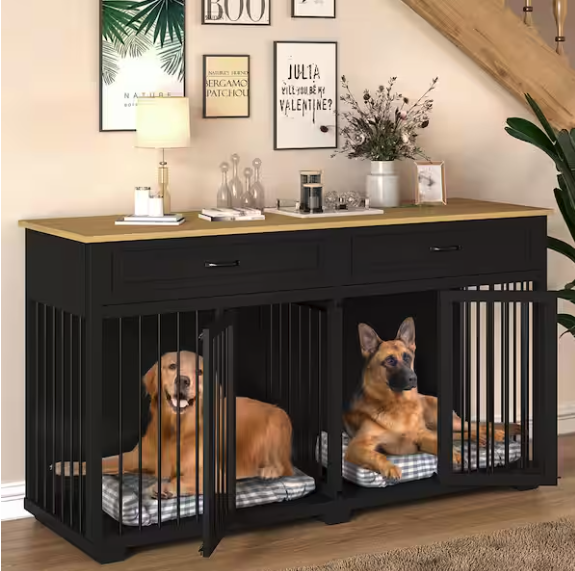 Fufu & Gaga Large Dog Crate Storage Cabinet: $289