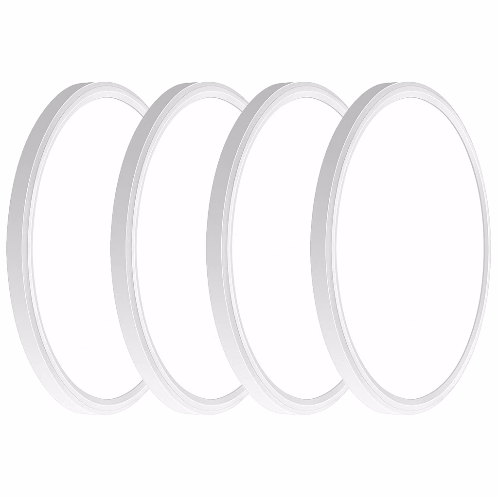 12" LED Flush Mount Ceiling Light 4-Pack: $30.17