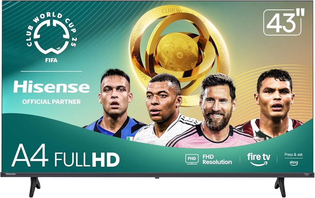 Hisense A4 Series 43A4NF 43" 1080p LED HD Smart TV: $169