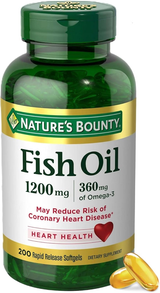 Nature's Bounty 200-Countn 1200mg Fish Oil Omega 3 Softgels: $6.84 w/ Subscribe & Save