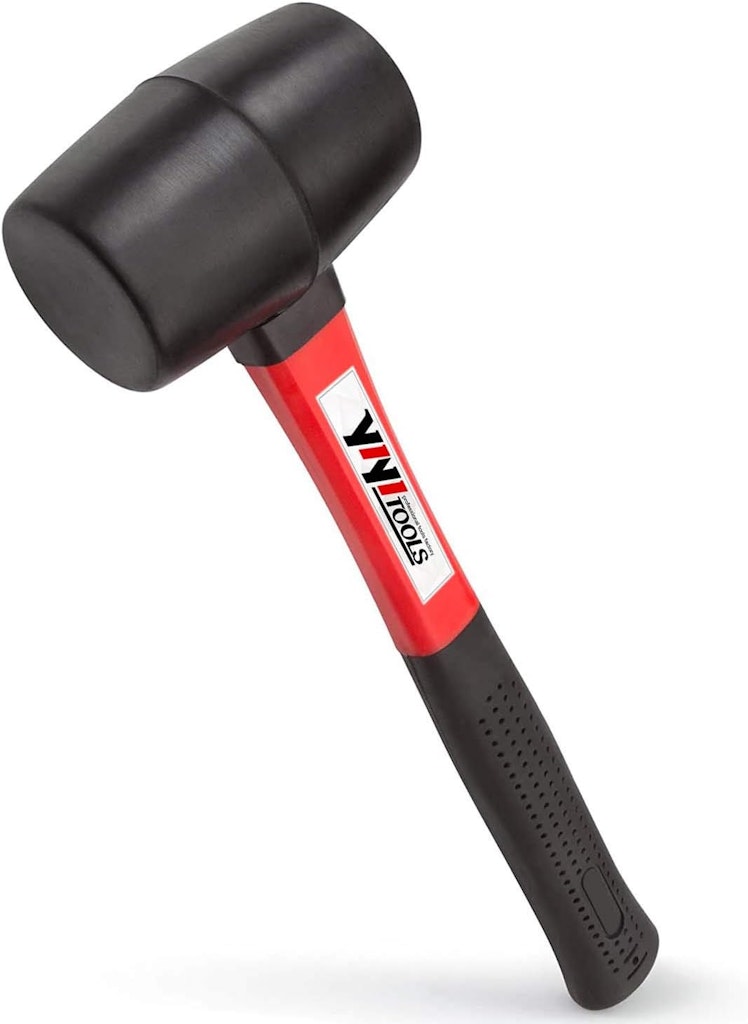 Yiyitools 16-oz. Rubber Mallet Hammer: $5.37