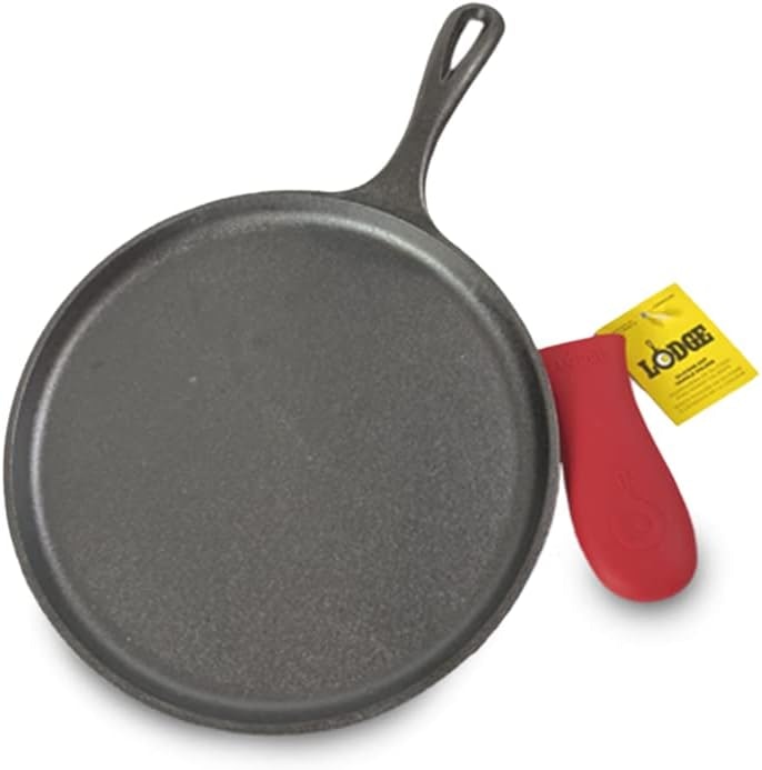 Lodge 10.5" Cast Iron Round Griddle: $19.90