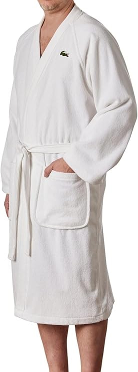 Lacoste Men's or Women's Cotton Bath Robe: $40 Lacoste Men's or Women's Cotton Bath Robe: $40