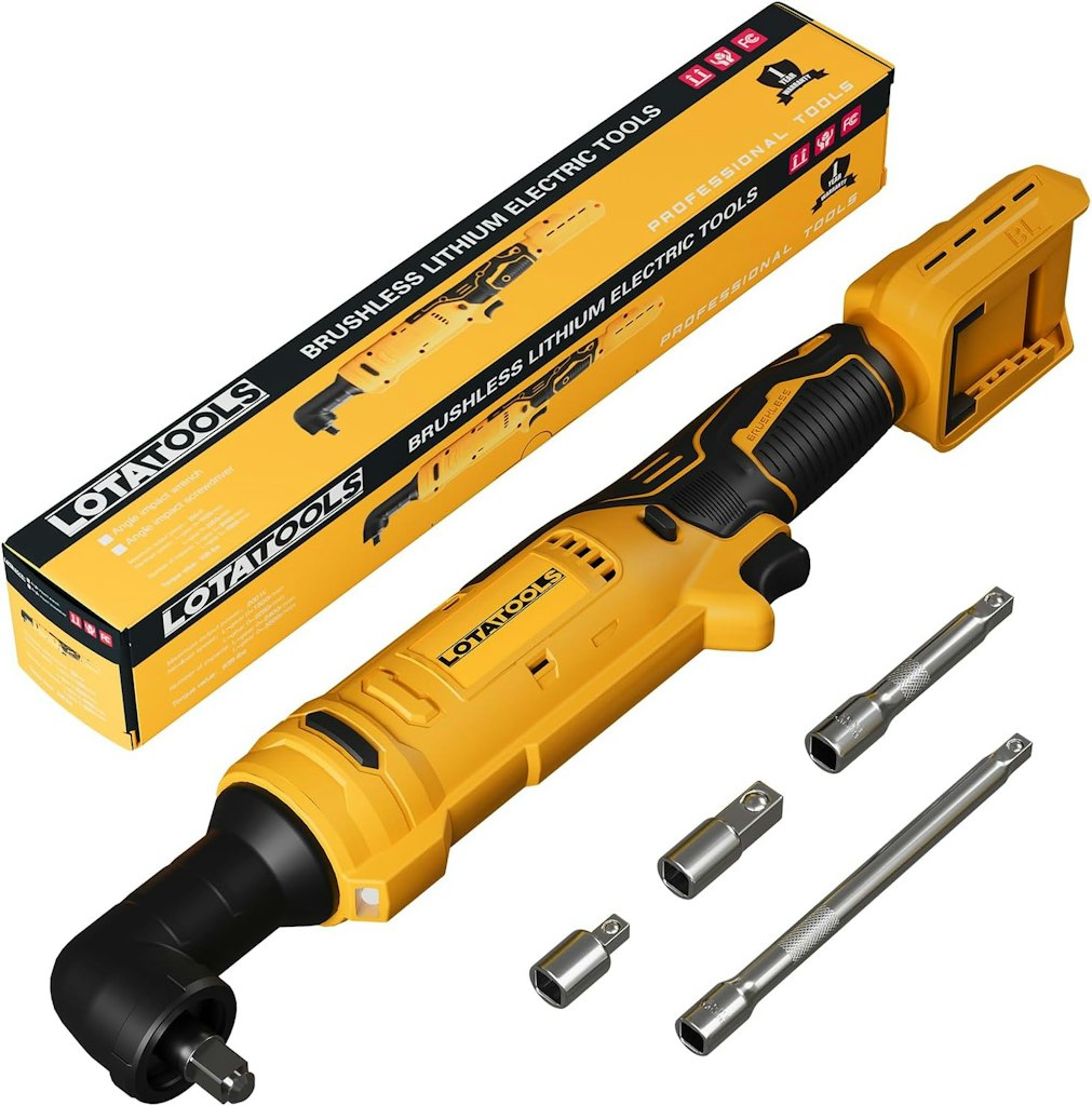 LotaTools 3/8" 93-lb. ft. Cordless Electric Ratchet Wrench (Tool Only): $60