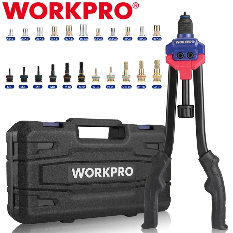 WorkPro 16" Manual Nut Riveter Kit: $50.39 WorkPro 16" Manual Nut Riveter Kit: $50.39