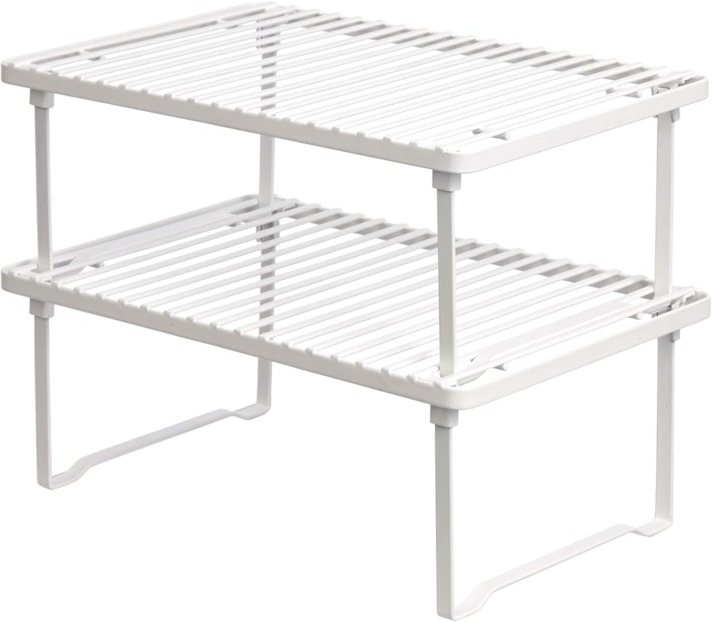 Amazon Basics Stackable Metal Kitchen Storage Shelf 2-Pack: $14 w/ Prime Amazon Basics Stackable Metal Kitchen Storage Shelf 2-Pack: $14 w/ Prime