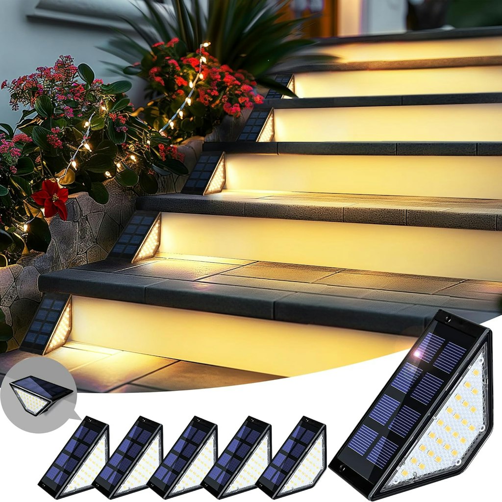 Patiowin Solar Step Lights 6-Pack: $11.54 Patiowin Solar Step Lights 6-Pack: $11.54