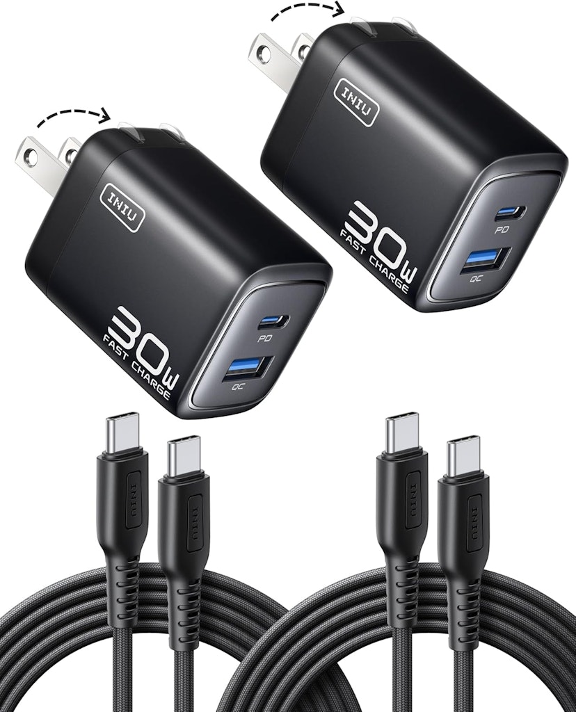 INIU 30W USB-C Charger Block 2-Pack: $16.19 INIU 30W USB-C Charger Block 2-Pack: $16.19