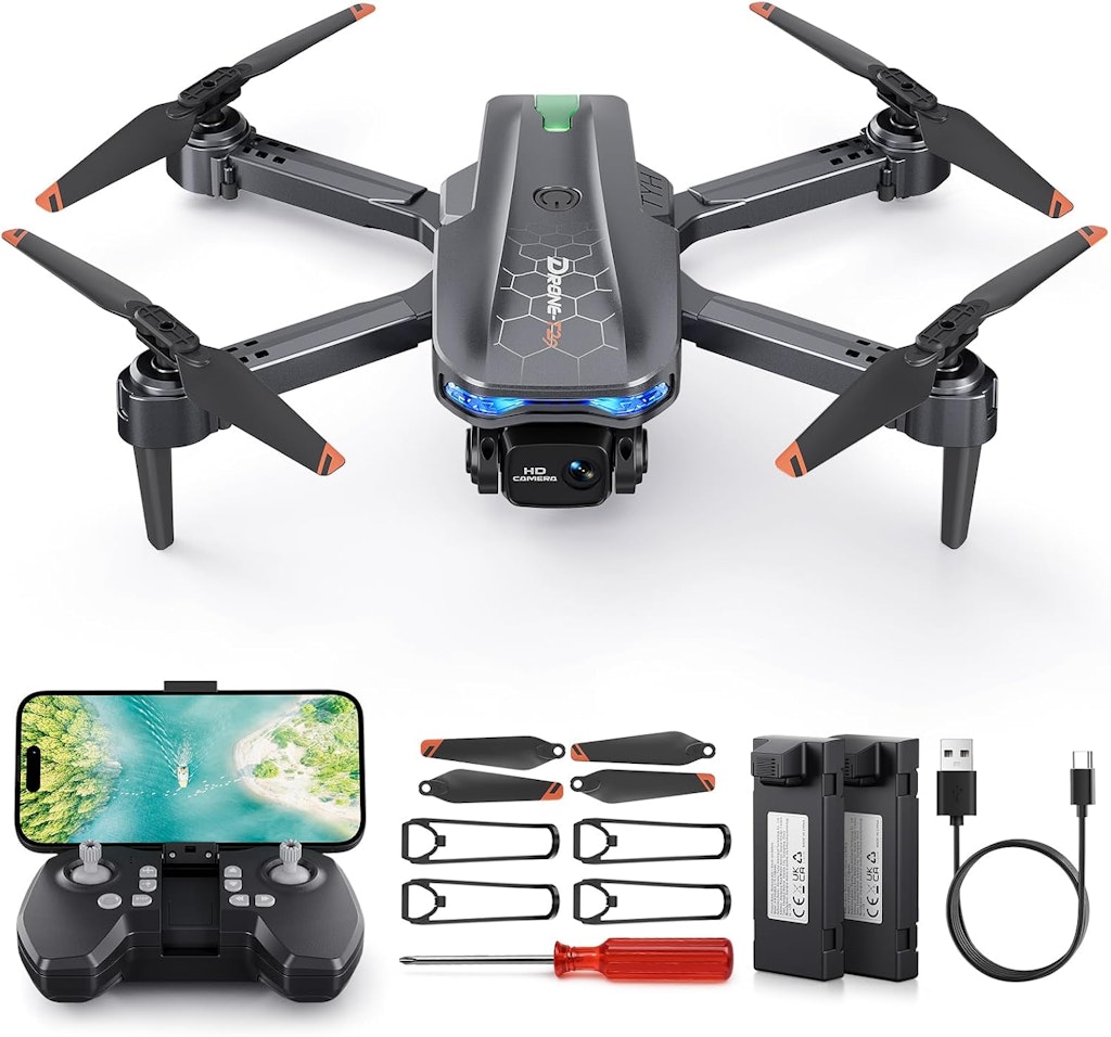 Foldable Mini 1080P RC Quadcopter: $24.99