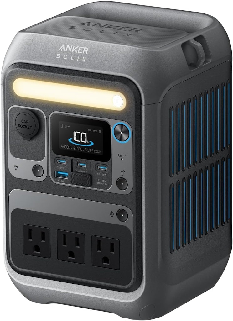 Anker Solix C300 288Wh Portable Power Station: $230