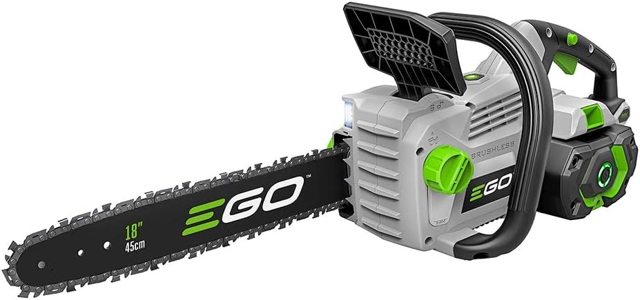 EGO Power+ 18" Battery-Powered Chainsaw Kit: $345