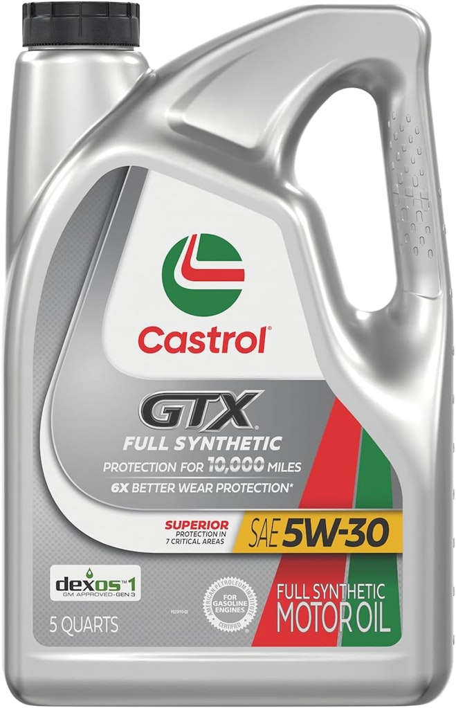 Castrol 5-Quart GTX Full Synthetic 5W-30 Motor Oil: $20.37 Castrol 5-Quart GTX Full Synthetic 5W-30 Motor Oil: $20.37