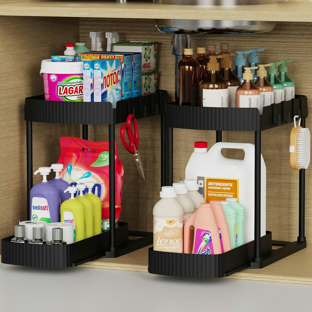 Ukeetap Pull-Out Storage Organizers 2-Pack: $16.99