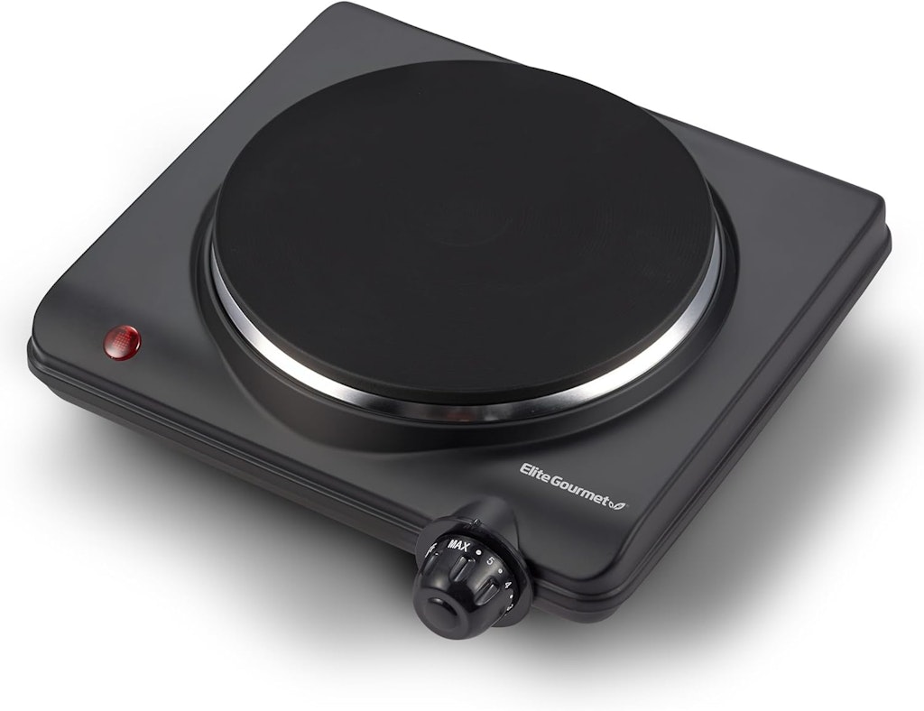 Elite Gourmet Countertop Single Cast Iron Burner: $10