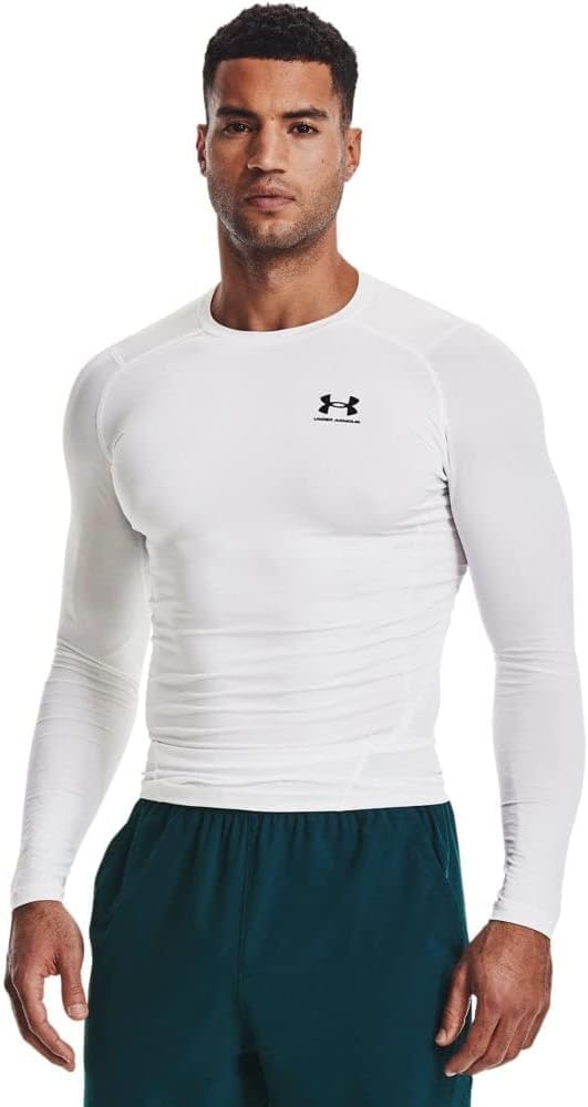 Under Armour Men's HeatGear Compression Long-Sleeve T-Shirt: $17 w/ Prime