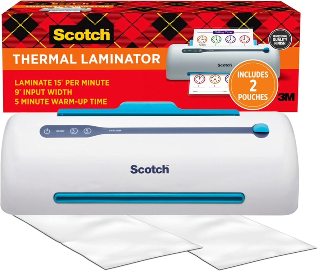 Scotch Thermal Laminator: $36 Scotch Thermal Laminator: $36