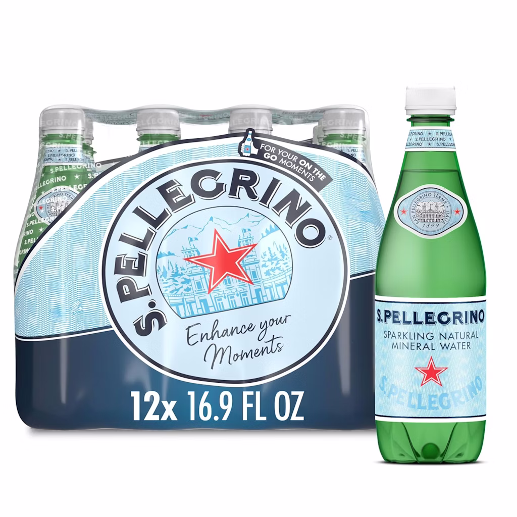 S.Pellegrino Sparkling Natural Mineral Water 16.9-oz. Bottle 12-Pack: $9.77 via Sub & Save