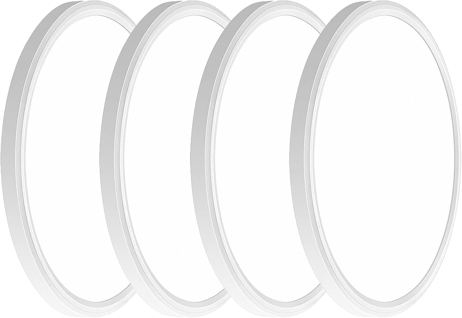 12" LED Flush Mount Ceiling Light 4-Pack for $30 + free shipping w/ Prime