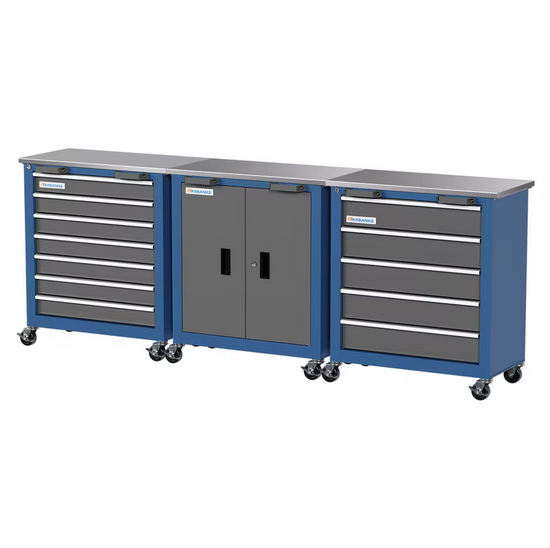3-Cabinet Combination Workbench: $336 3-Cabinet Combination Workbench: $336