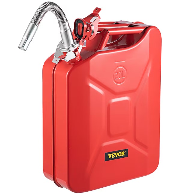 Vevor 5.3-Gallon Alloy Steel Gasoline Can: $36 Vevor 5.3-Gallon Alloy Steel Gasoline Can: $36