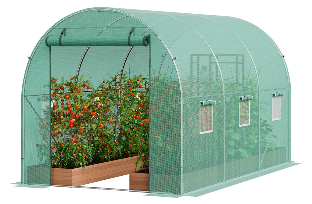 Vevor 10 x 7 x 7-Foot Walk-in Tunnel Greenhouse: $52