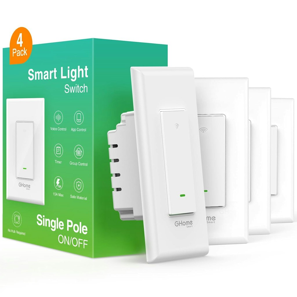 GHome Smart Switch 4-Pack: $31 GHome Smart Switch 4-Pack: $31