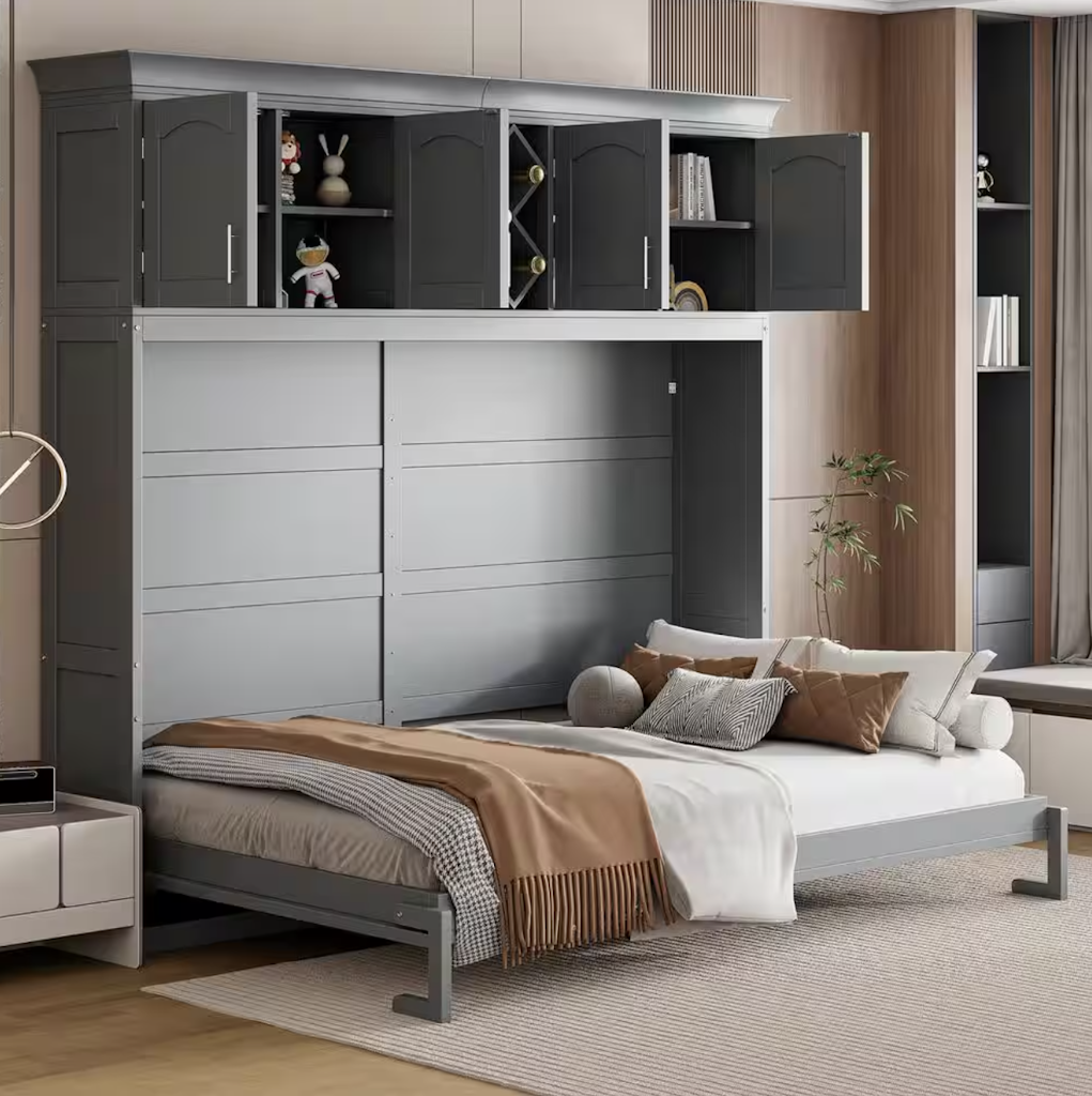 Harper & Bright Designs Queen Murphy Bed: $759