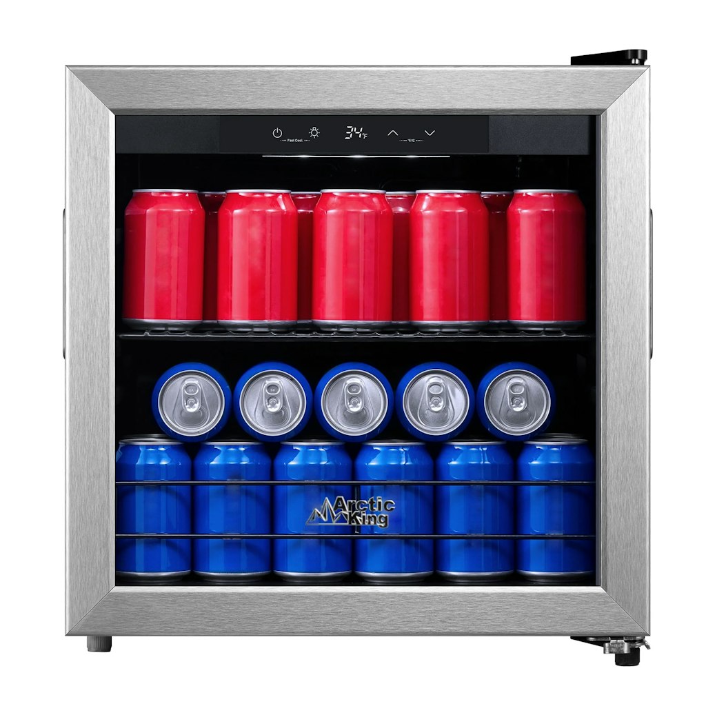 Arctic King 48-Can Stainless Steel Beverage Fridge & Cooler: $79 Arctic King 48-Can Stainless Steel Beverage Fridge & Cooler: $79