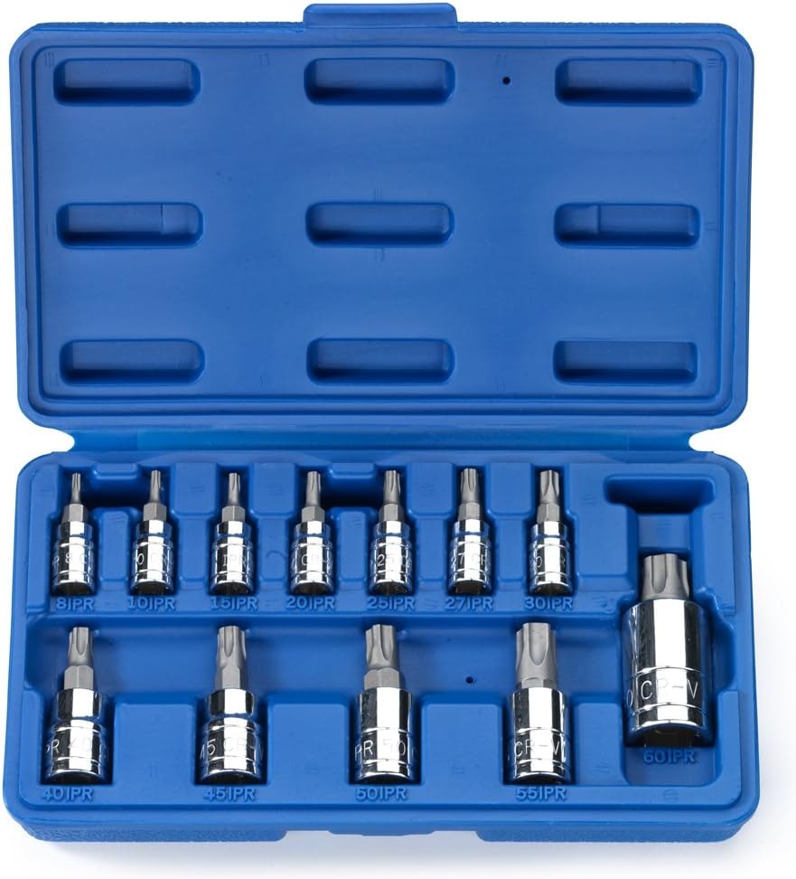 Neiko 12-Piece Tamperproof Torx Plus Bit Socket Set: $20