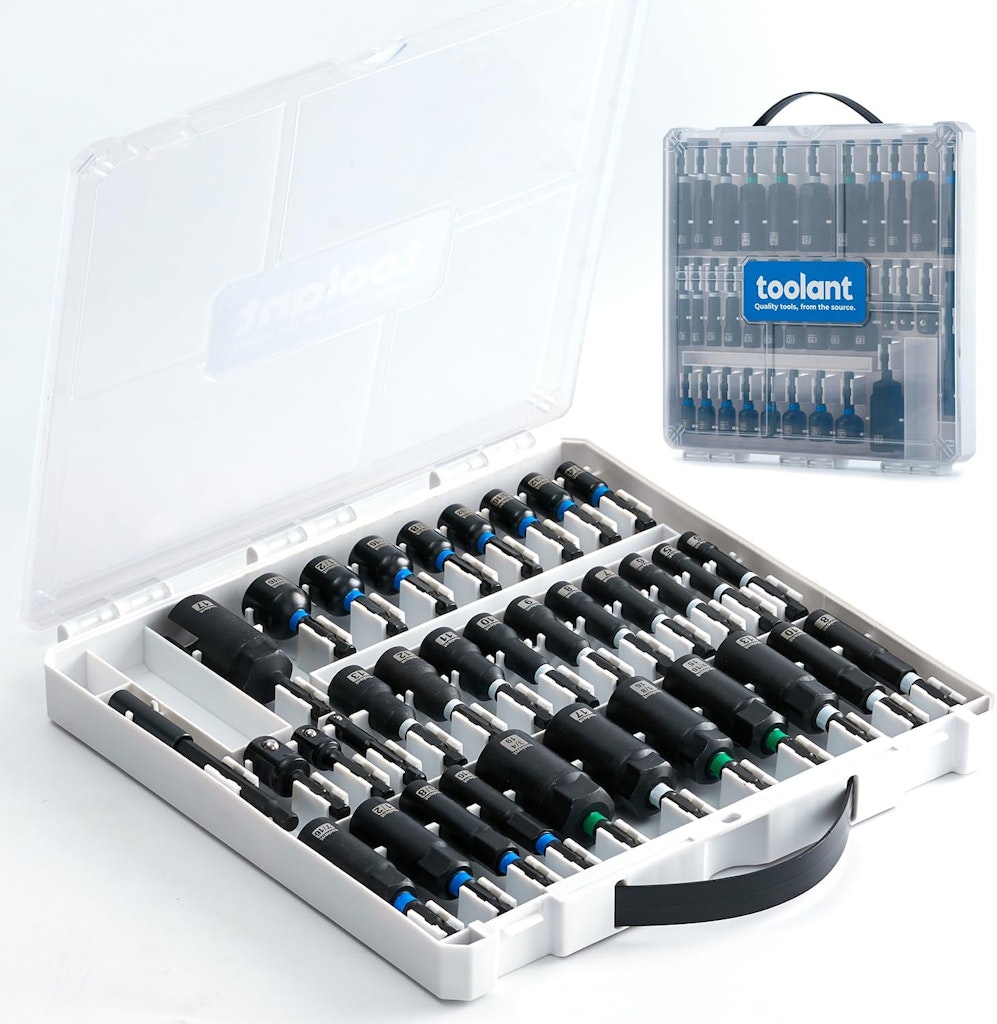 Toolant 34-Piece Impact Magnetic Nut Driver Set: $27