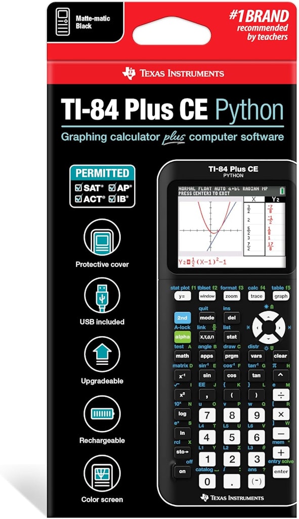 Texas Instruments TI-84 Plus CE Python Graphing Calculator: $95 Texas Instruments TI-84 Plus CE Python Graphing Calculator: $95
