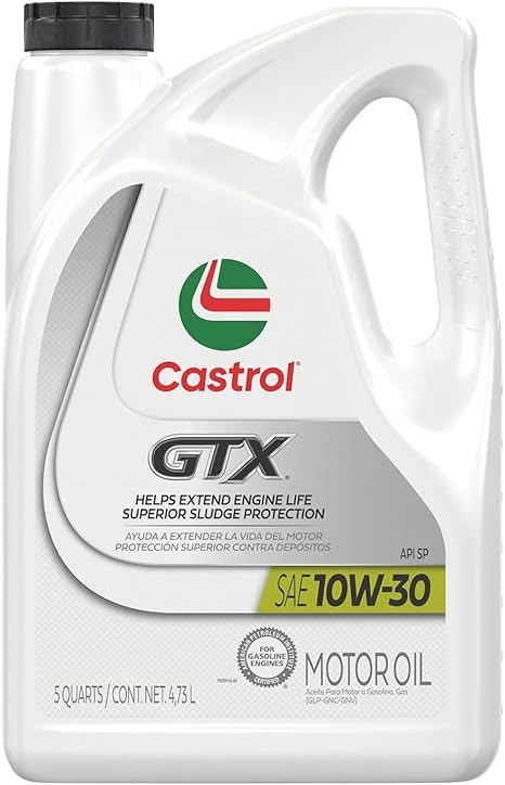 Castrol GTX 10W-30 5-Quarts Motor Oil: $20 w/ subscribe and save
