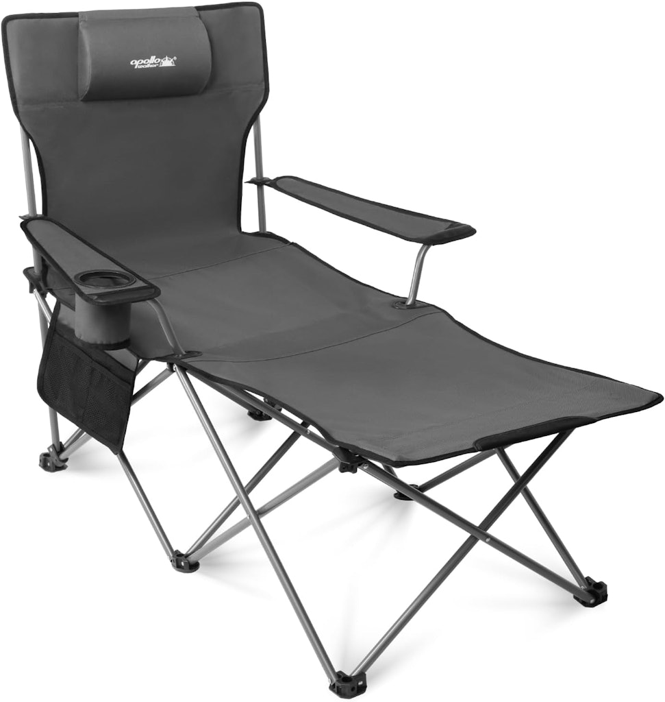 Apollo Walker Camping Chair with Foot Rest: $44.98