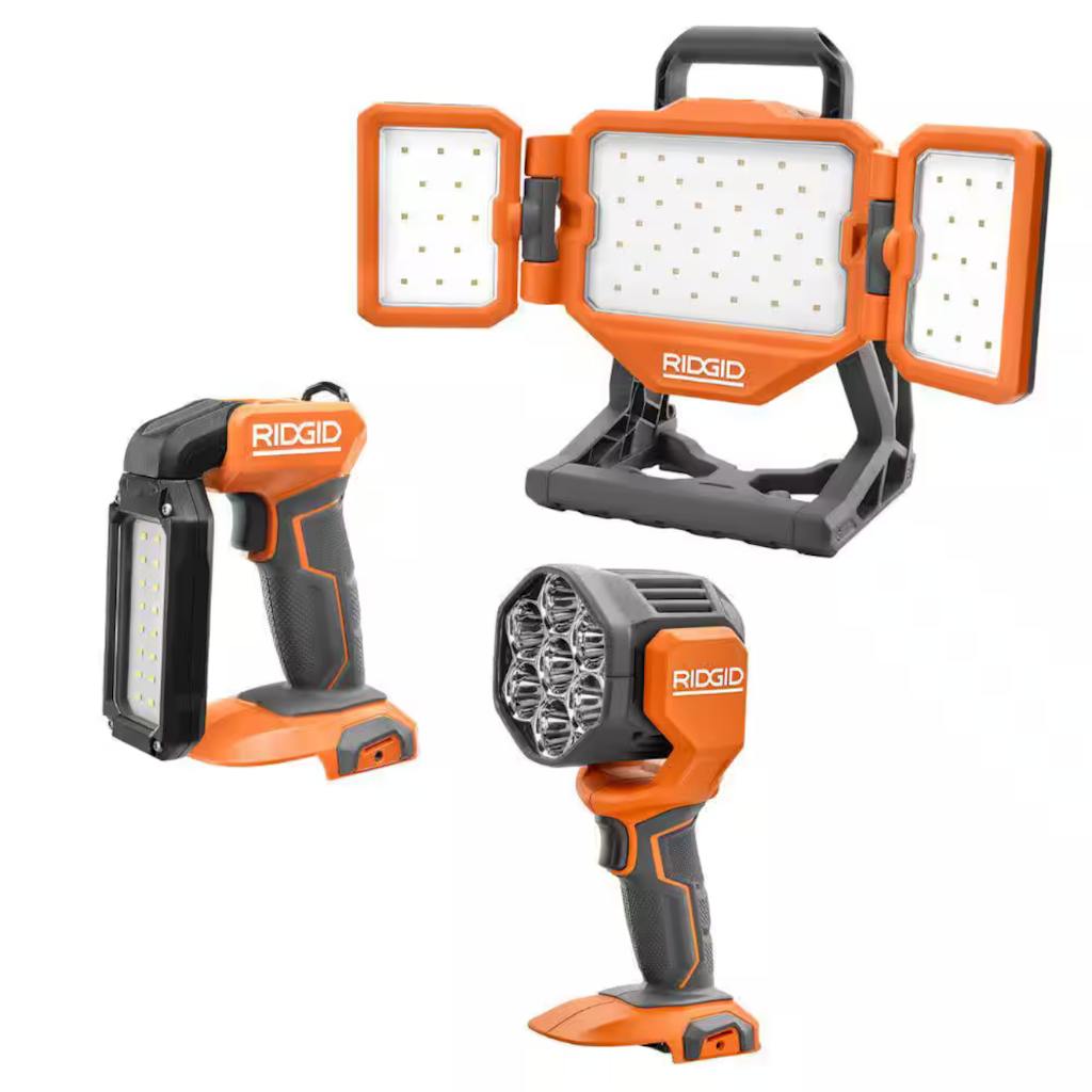 Ridgid 18V Cordless 3-Tool Combo Kit: $149