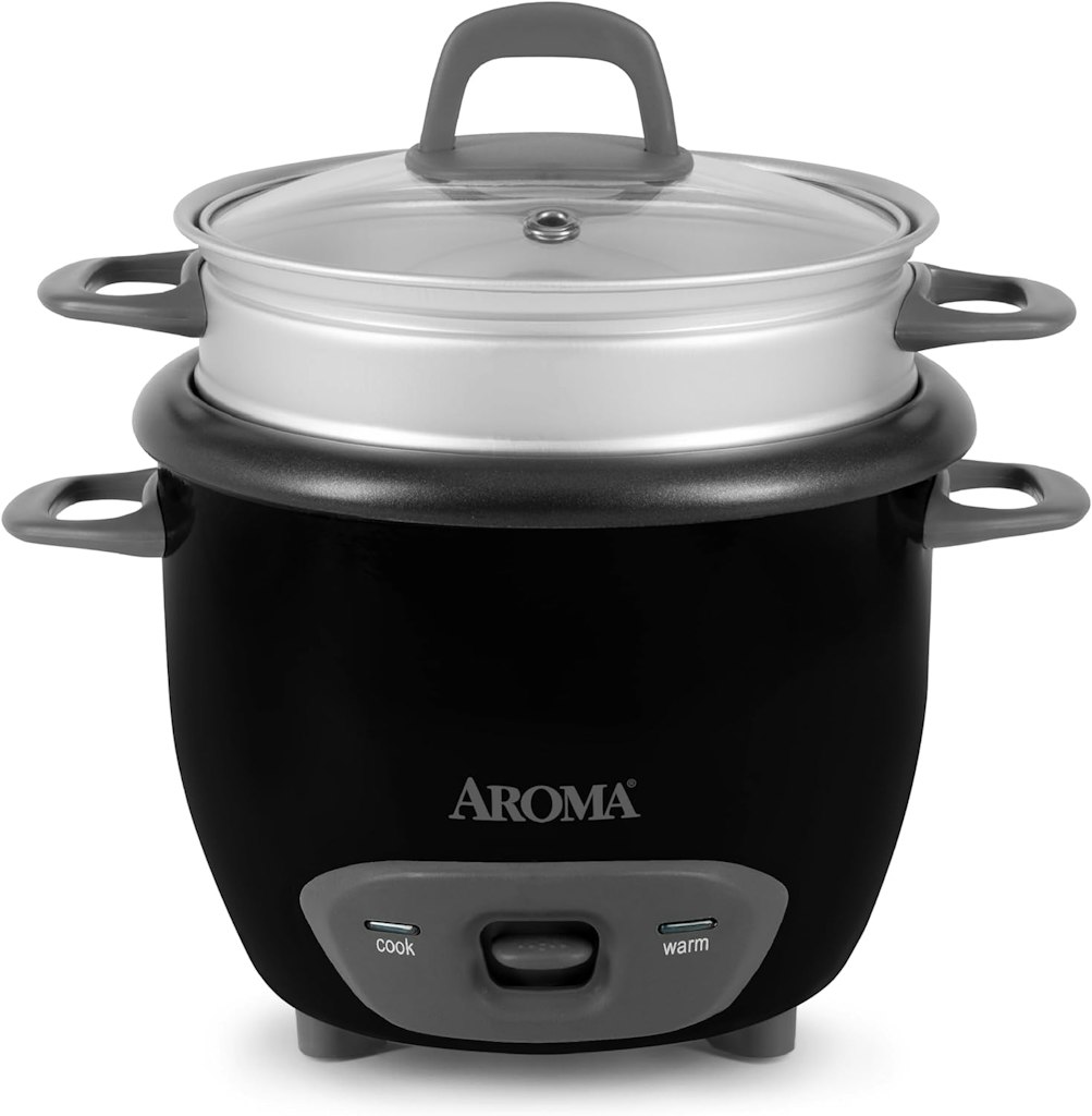 Aroma Housewares 6-Cup Rice Cooker and Steamer: $17