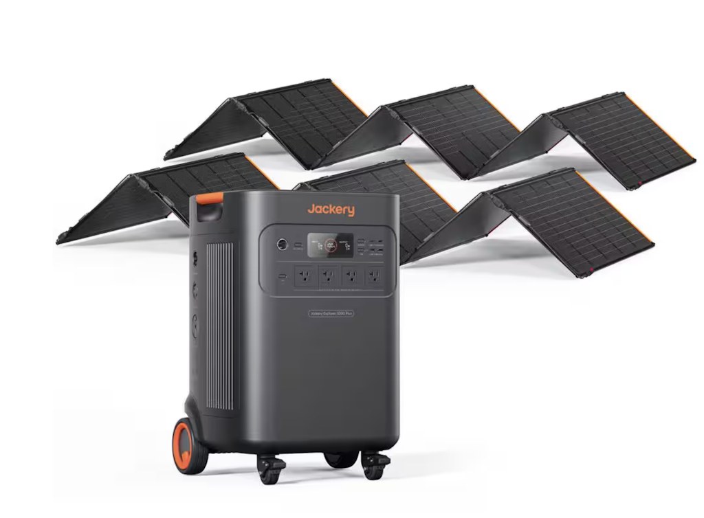 Jackery Explorer 5000 Plus Solar Power Station + SolarSaga 500 X Solar Panel 2-Pack: $4,599
