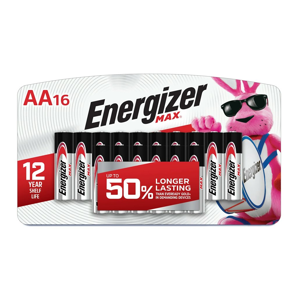 Energizer MAX AA Batteries 16-Pack: $9 w/ Subscribe & Save Energizer MAX AA Batteries 16-Pack: $9 w/ Subscribe & Save