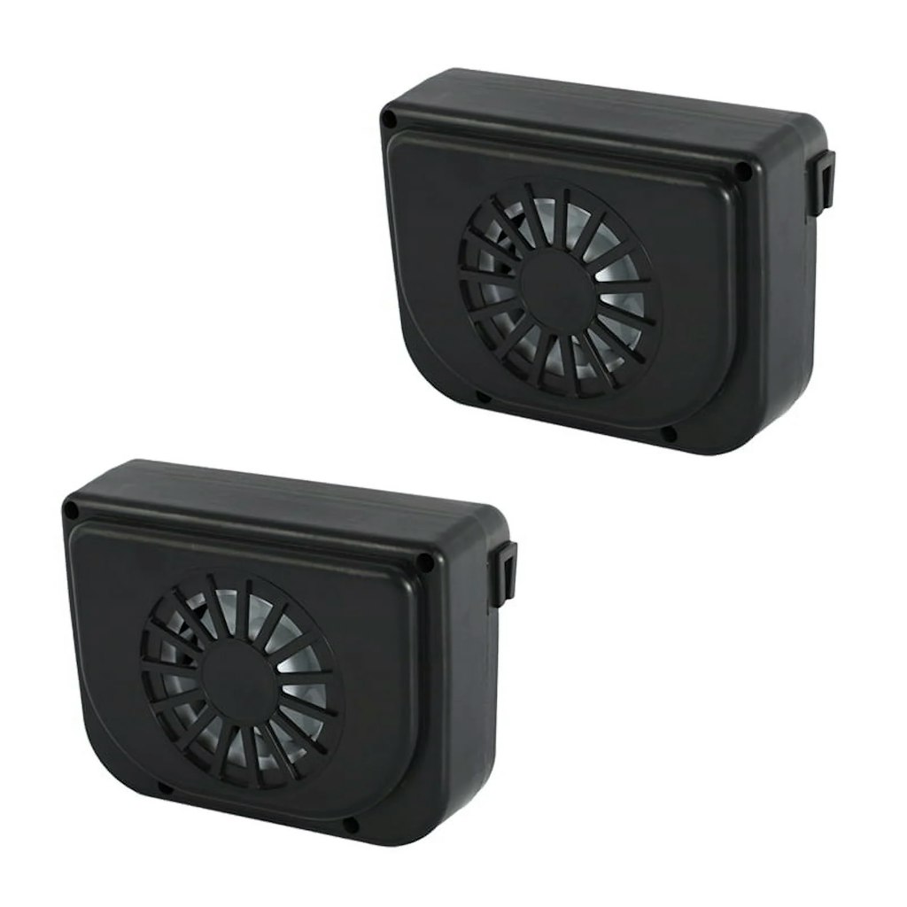 Solar Powered Car Window Fan 2-Pack: $19 Solar Powered Car Window Fan 2-Pack: $19