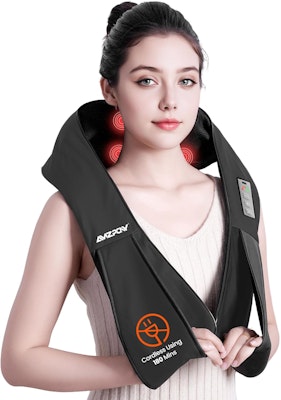 Amzpony Cordless Rechargeable Neck Massager for $19 + free shipping w/ Prime