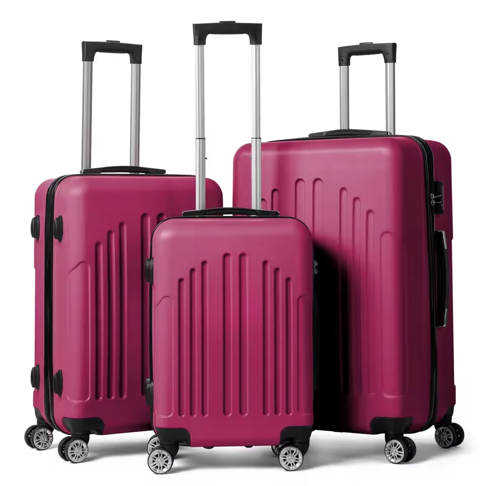 3-Piece Hardside Luggage Set: $73.52