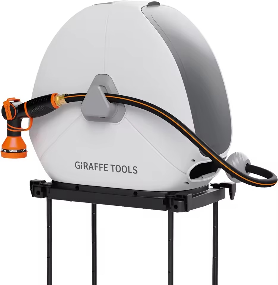 Giraffe Tools 1/2" x 80-foot Retractable Hose Reel: $80.26